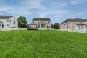 House and backyard